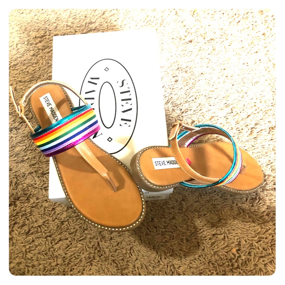 Steve Madden Cognac Multi - Size 5